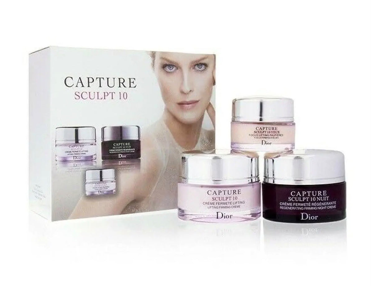 Cofanetto Dior Capture Sculpt 10 con crema giorno, crema notte e trattamento occhi