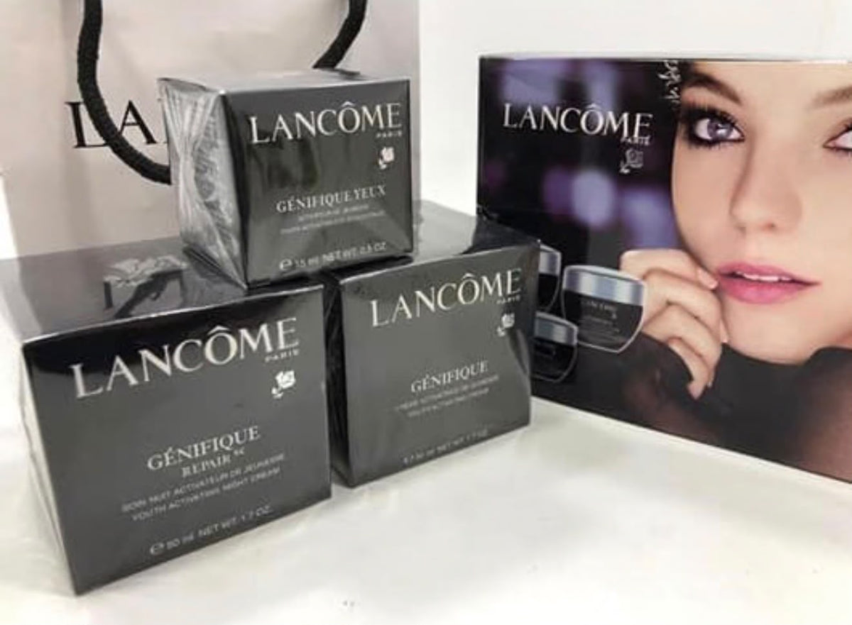 Cofanetto Lancôme Génifique con crema giorno, crema notte e contorno occhi