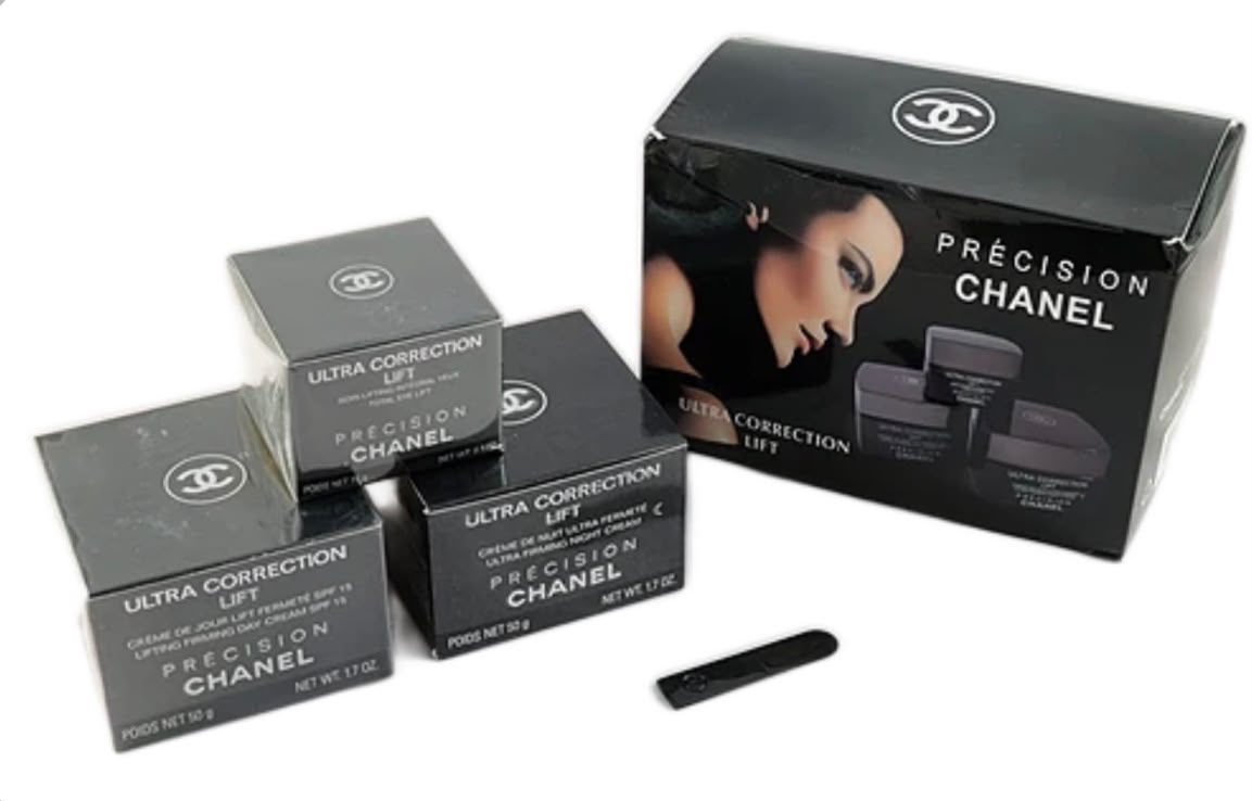 Cofanetto Chanel Précision Ultra Correction Lift con crema giorno, crema notte e contorno occhi